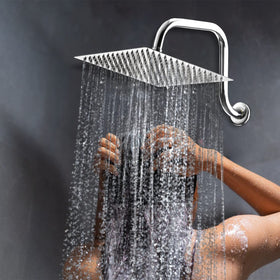 Aiscsc easy-install design fits most standard shower arms quickly.