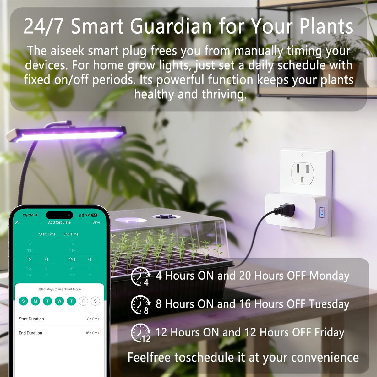 AiSeek group control lets you manage several plugs together.