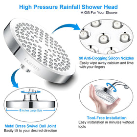 AISINYI removable water restrictor lets you tailor flow and water usage.