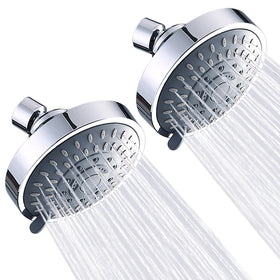 AISOSO shower head 2-pack for a refreshed bathroom upgrade with strong spray.
