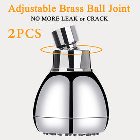 AISOSO two-showerhead chrome set ready for a dual-rain experience.