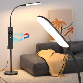 Aisutha LED floor lamp with 18W brightness for wide-room illumination.