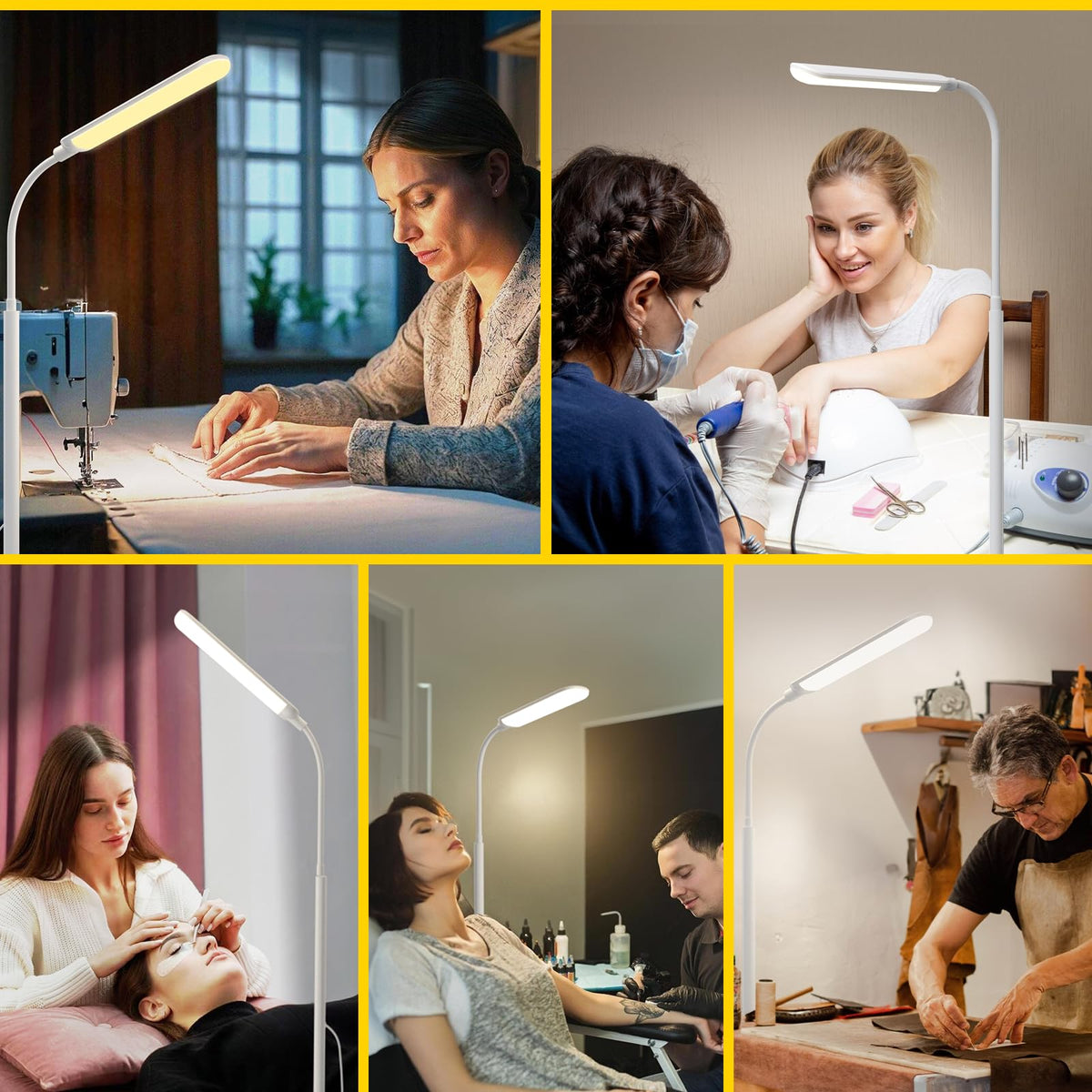 Energy-saving LED technology with long lifespan.