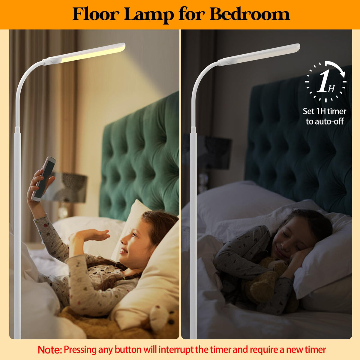 69-inch tall design provides broad luminance coverage.