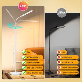 Aisutha remote control enables easy brightness and color adjustments.