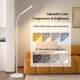 Stepless dimming for precise brightness and mood setting.