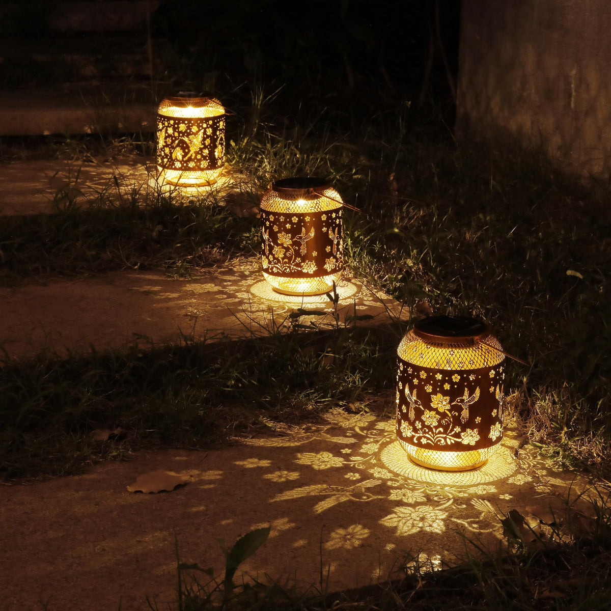AITENISEN hummingbird solar lantern wedding gift-ready lighting accent
