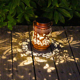 AITENISEN butterfly lanterns illuminate yards with waterproof, maintenance-free solar light.