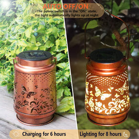 AITENISEN garden lights withstand rain thanks to IP65 waterproof rating.