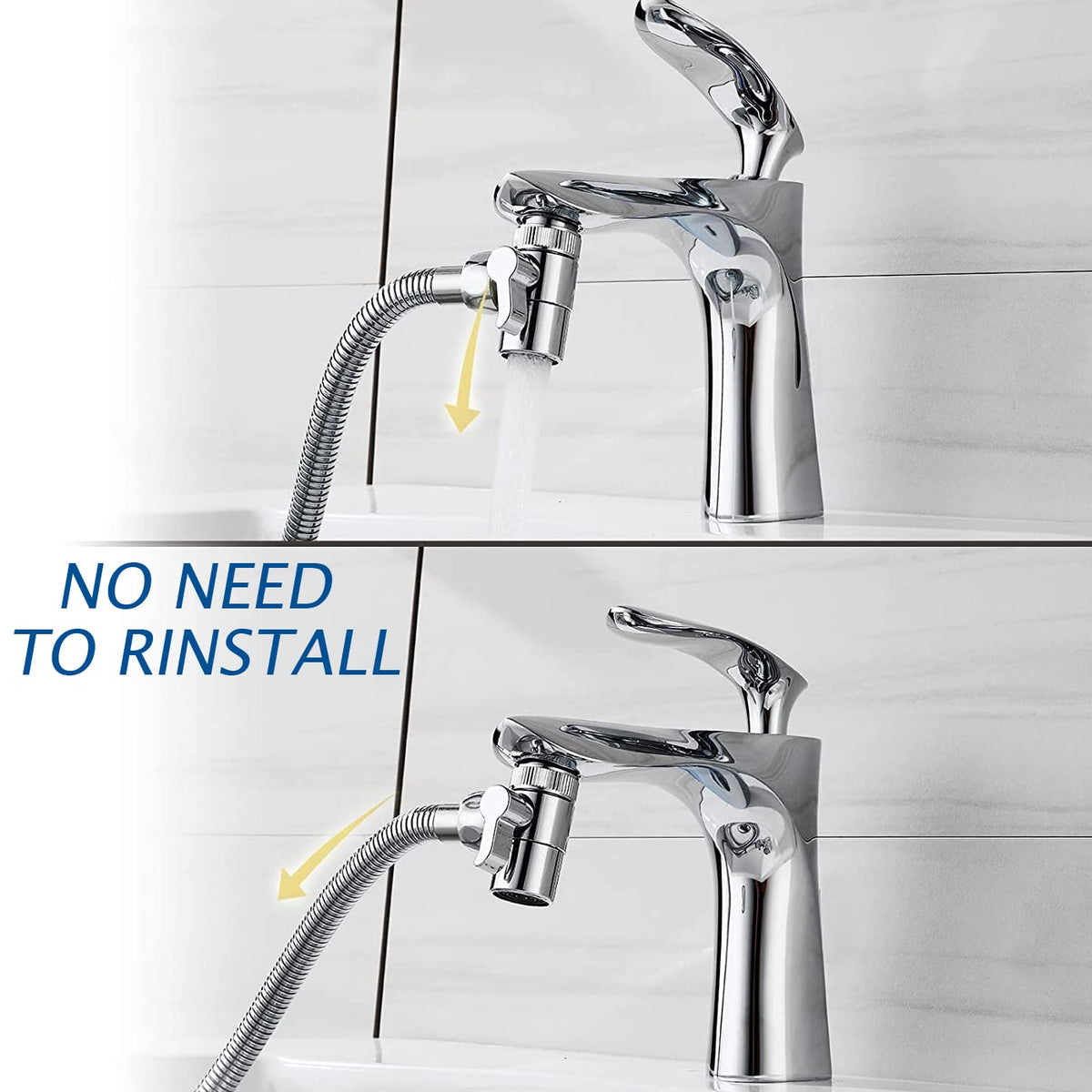 AITUOSI bidet sprayer shows gentle spray modes for hygiene tasks.