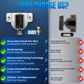 Aituzero nickel-plated finish resists corrosion while maintaining smooth operation