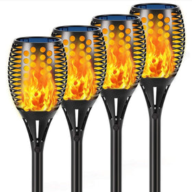 Aityvert solar torch light 43in assembled for safe outdoor ambience
