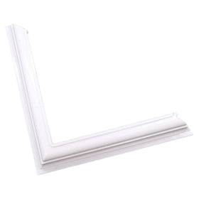 Aiwaiufu two-piece split-style skirt snaps on for easy, secure installation.