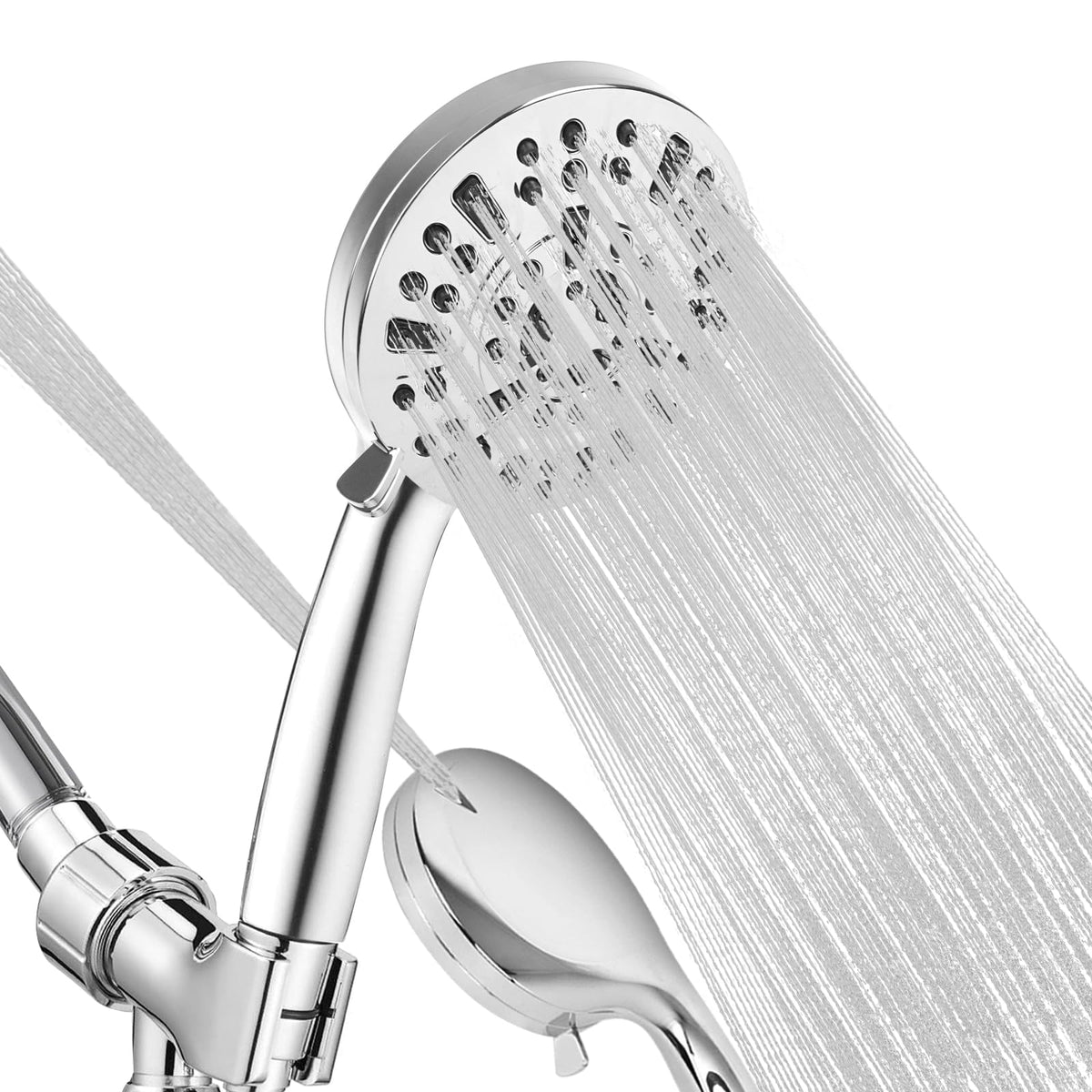 AIXMEET 10-mode handheld shower head with customizable spray options.