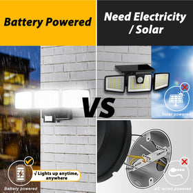 AIXPI security light usable indoors or outdoors for versatile lighting.
