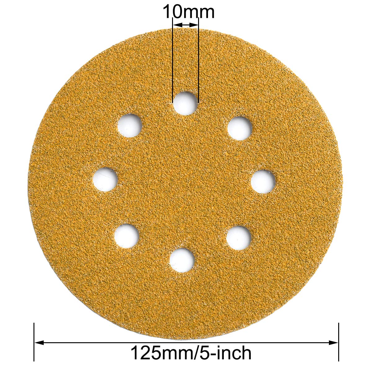 Aiyard 5-inch disc helps achieve smooth finishes on varied materials.
