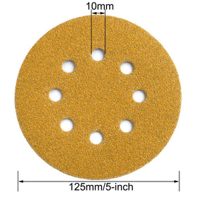 Aiyard 5-inch disc helps achieve smooth finishes on varied materials.