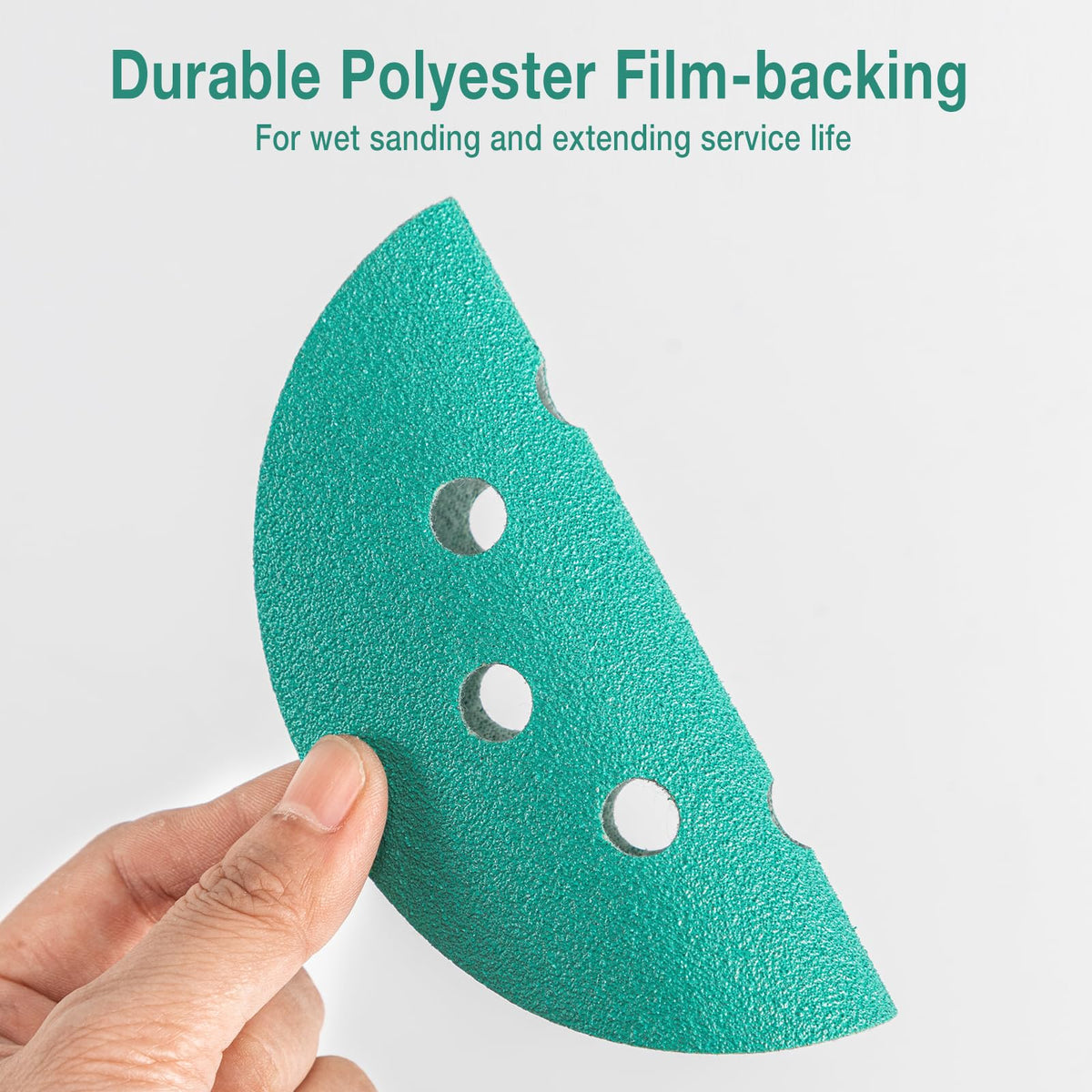 Aiyard aluminum-oxide zirconia disc provides durable finishing on metals.