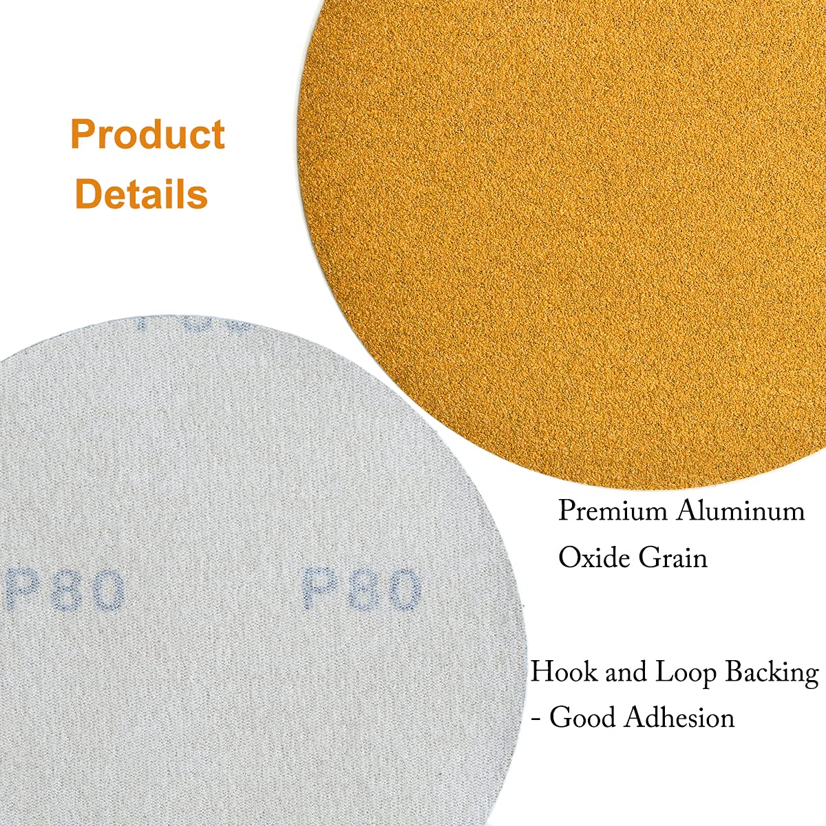 Aiyard discs in use on auto body and woodworking tasks.