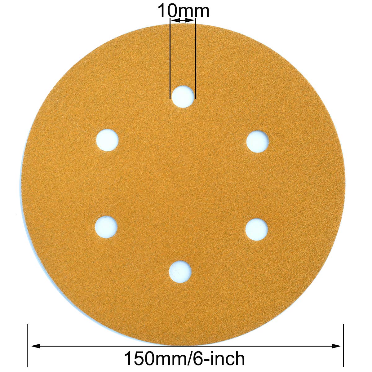 Aiyard 6-inch sanding disc suitable for auto body and woodworking