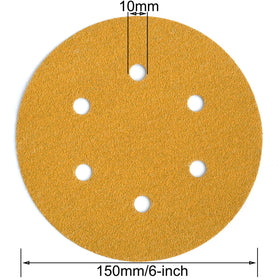 aiyard 80 grit discs suitable for auto work, wood finishing, and wall prep