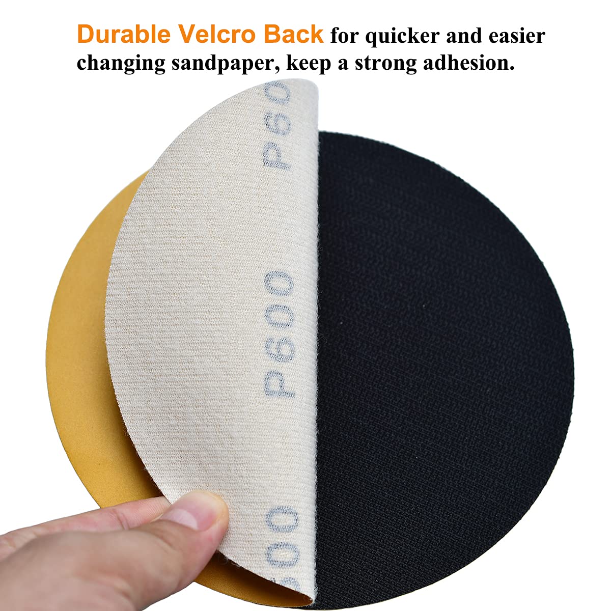Aiyard 6-inch no-hole disc provides quick attachment with a secure grip.