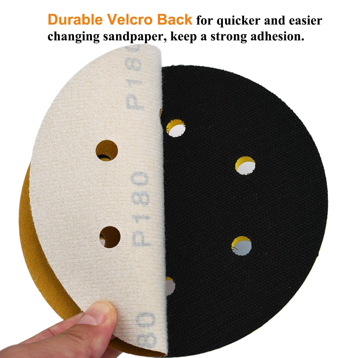 Aiyard dust-collection 6-hole disc reduces mess during sanding