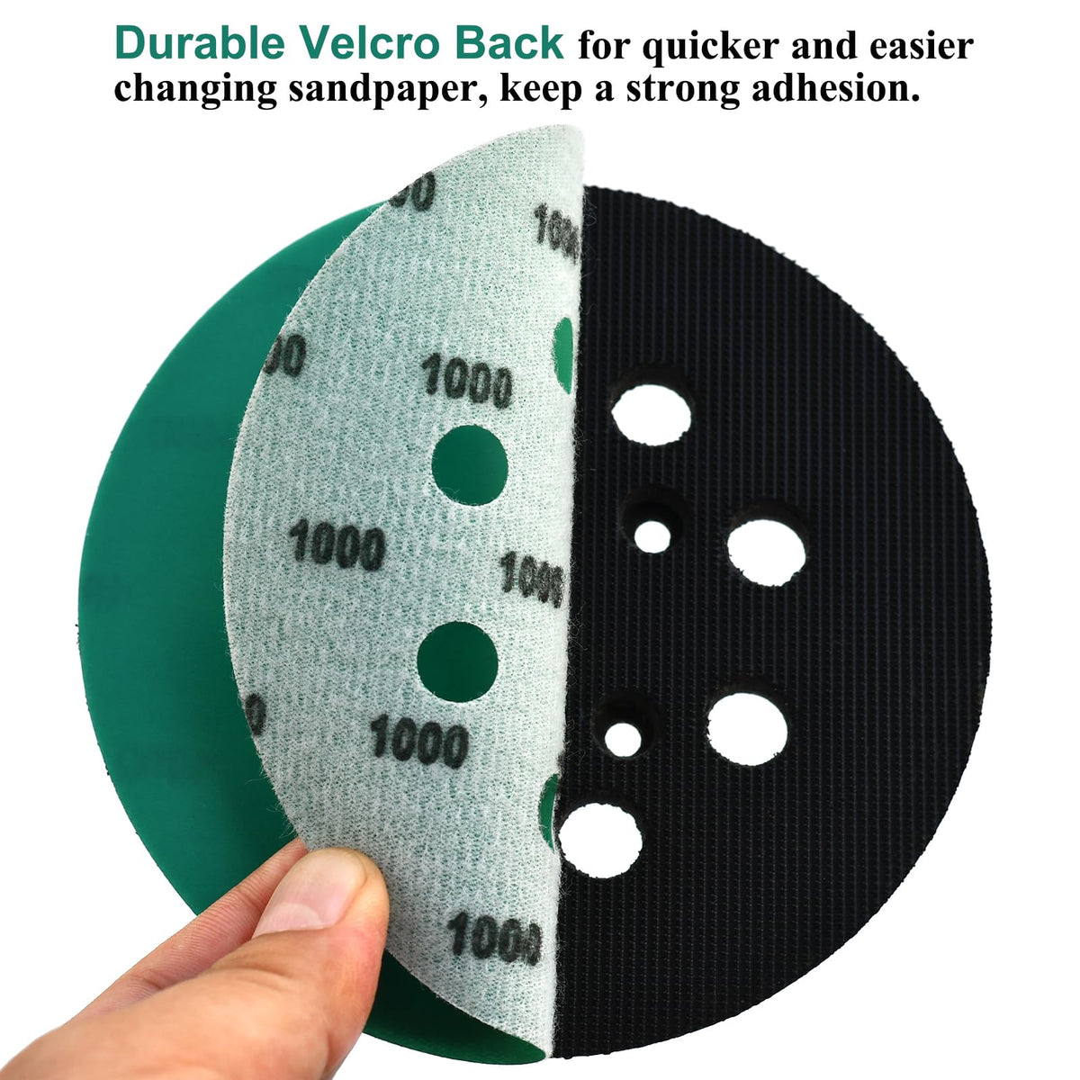 Aiyard film-backed sandpaper for tear resistance and heat dissipation.