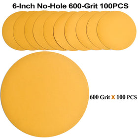 Aiyard velcro-back 6-inch sanding disc attaches securely during sanding tasks.