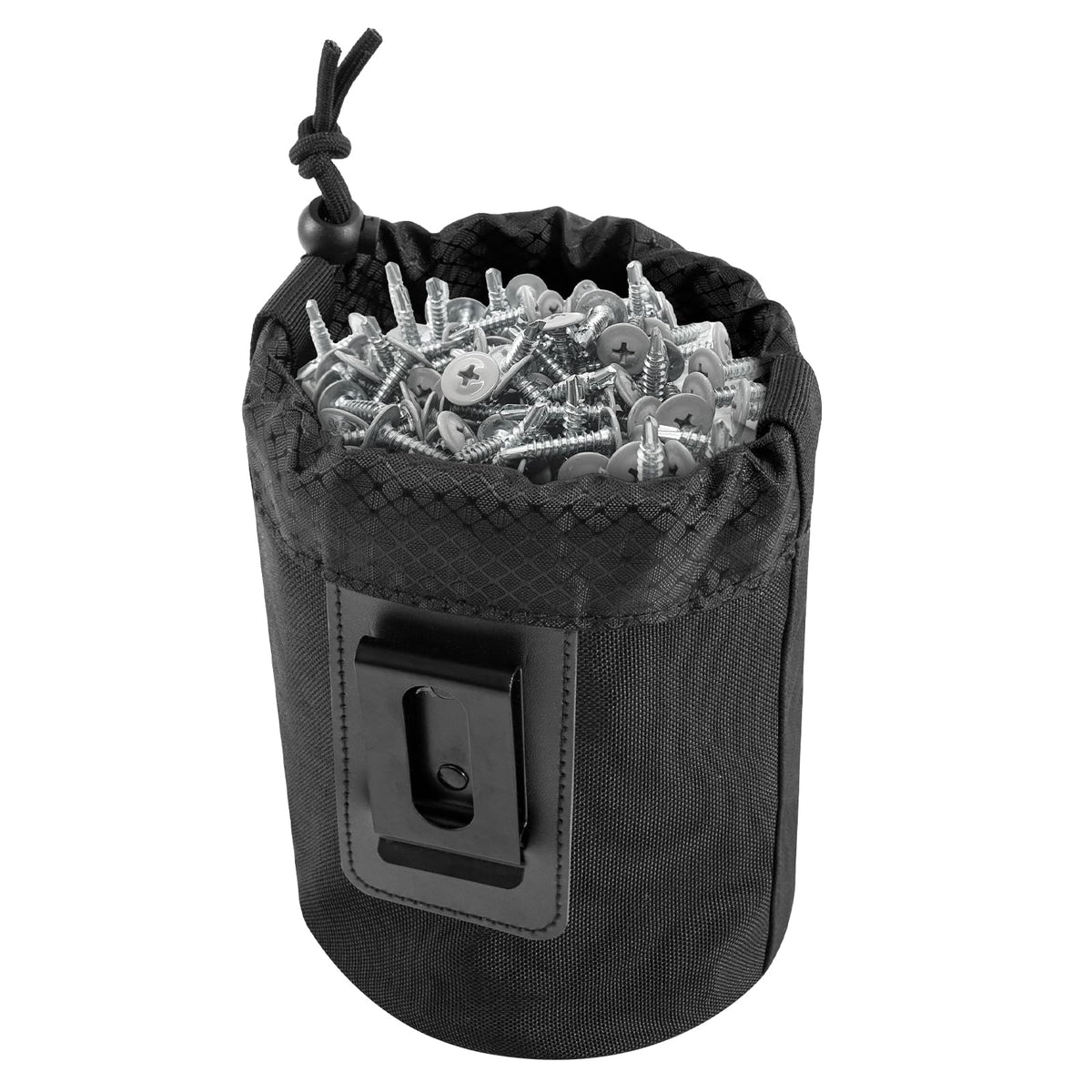 AJFHKJ nail-screw-work-pouch with clip-on belt for quick access on site.