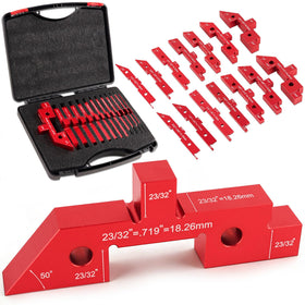 AJulyBee 4-in-1 setup blocks for precise router height and fence alignment.