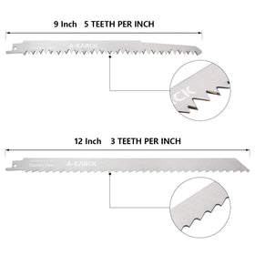 A-KARCK blades stored in a reusable plastic box to prevent moisture and rust
