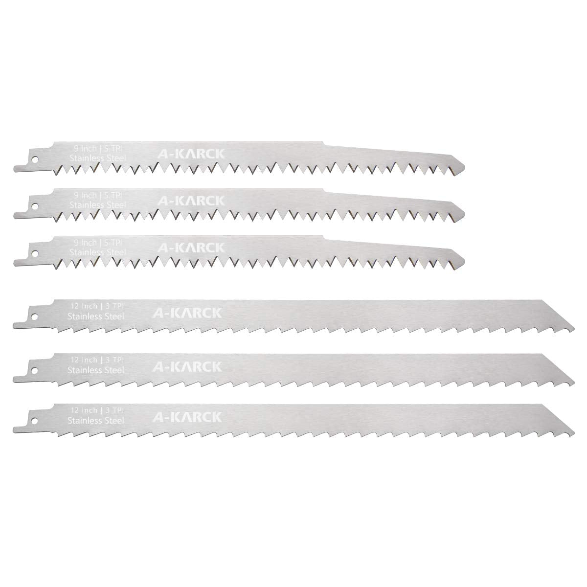 A-KARCK 12-inch blade with 3 TPI for fast frozen meat cutting