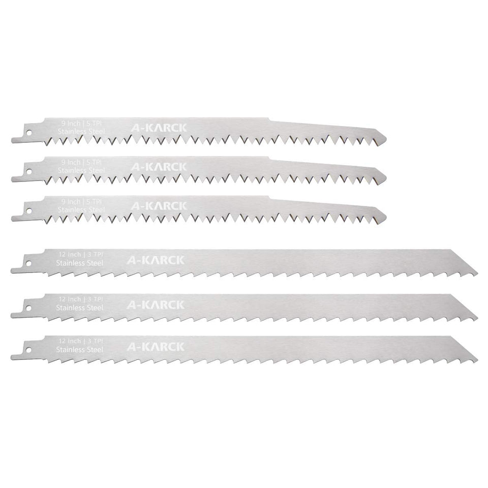 A-KARCK 12-inch blade with 3 TPI for fast frozen meat cutting