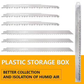 A-KARCK blades designed for cutting frozen meat, beef, and cured ham