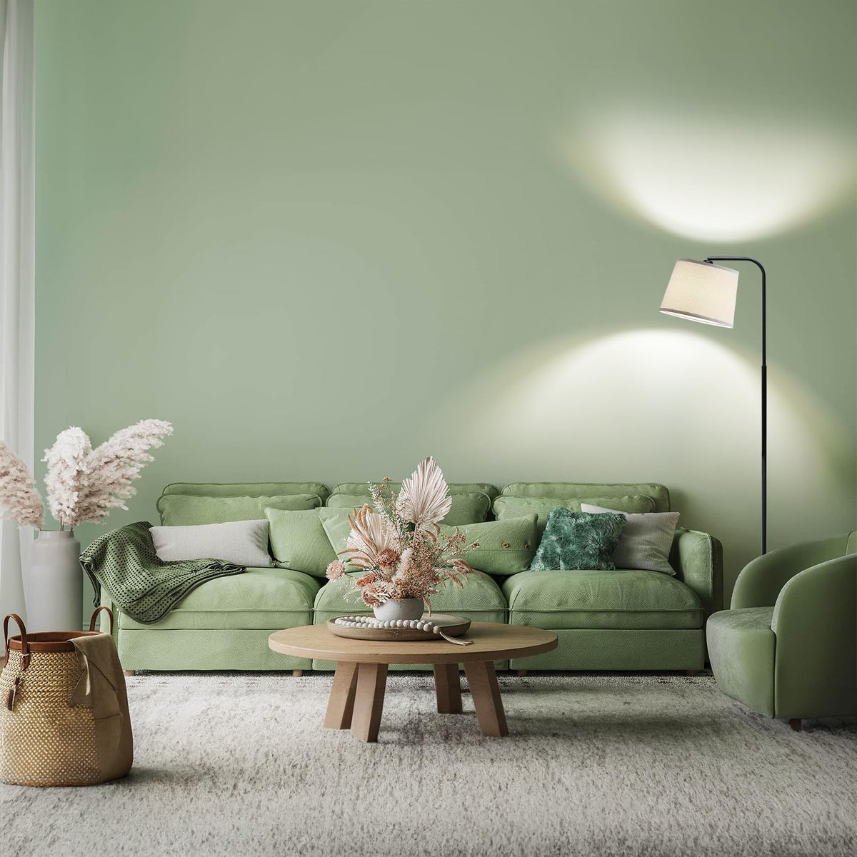 AKASUKI floor lamp modern design complements contemporary interiors.