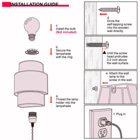 AKEETO E26 bulb-compatible sconce lets you customize brightness.