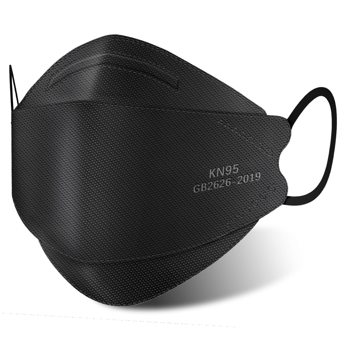 akgk KN95 mask 50-pack packaging in black for daily home and office use.