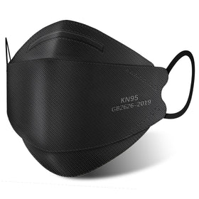 akgk KN95 mask 50-pack packaging in black for daily home and office use.