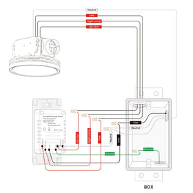 Akicon light panel removable from three to two layers