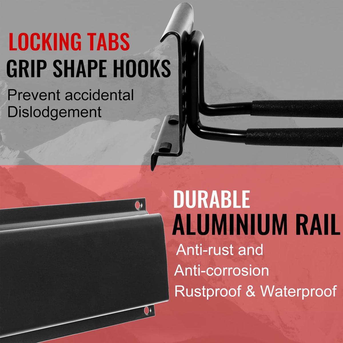 Aking Ace 350-pound capacity supports heavy garden tools with confidence.