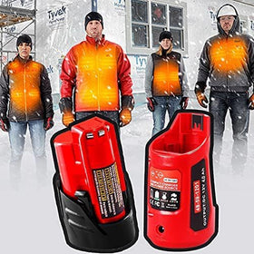 Akkopower 12V battery undergoing safety test with overheat protection.