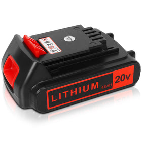Akkopower 20V battery compatible with Black+Decker tools for versatile use.