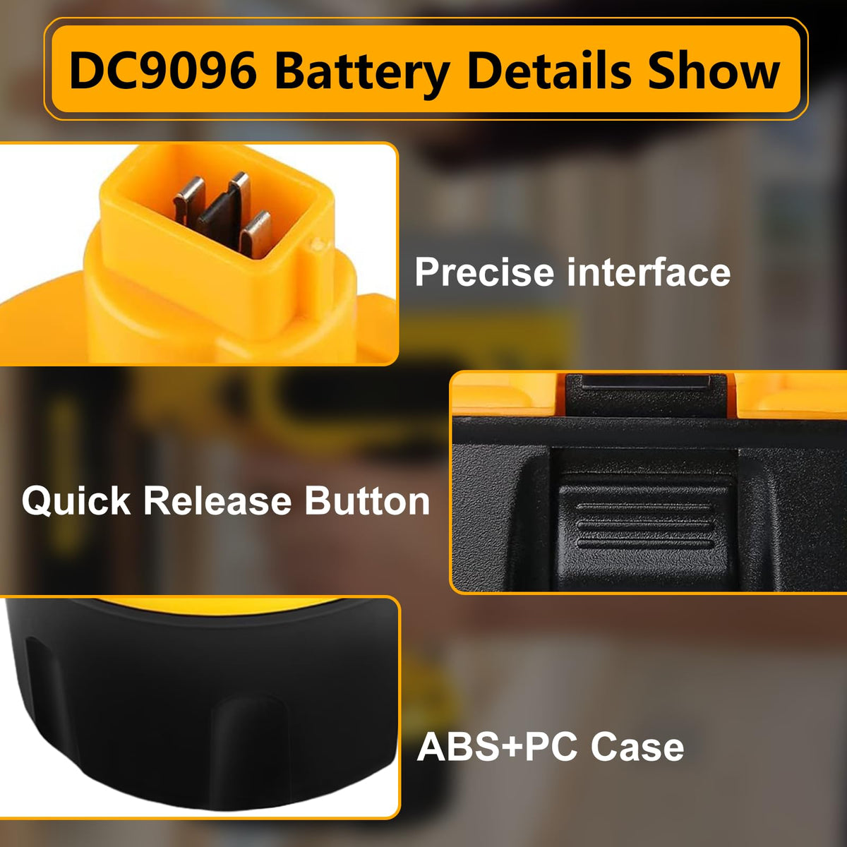 Akkopower DeWalt 18V battery provides longer runtime for drills and saws