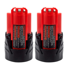 Akkopower Milwaukee M12 4.0Ah battery pack extending tool runtime.
