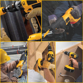Akkopower DeWalt 18V battery duo in packaging ready to ship.