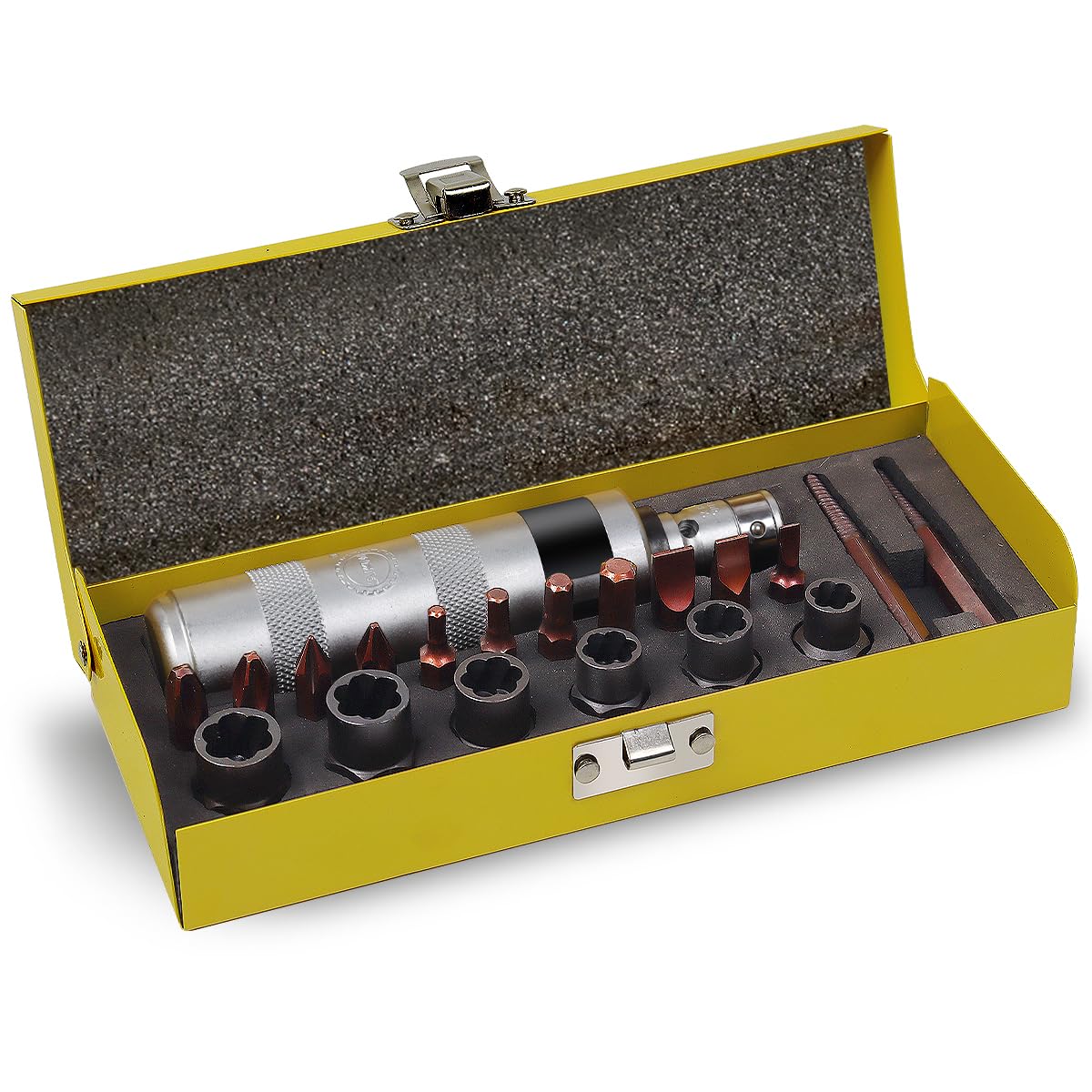 AKM 38-inch impact screwdriver set contents ready to tackle rusted fasteners