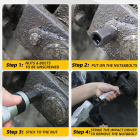AKM knurled grip detail for secure, non-slip torque control