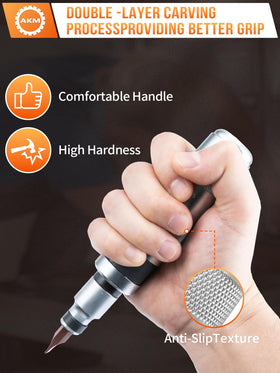 AKM PH3 bits demonstrating precise fit for fasteners.
