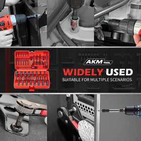 AKM TOOL engraved sizes aid quick size selection during assembly